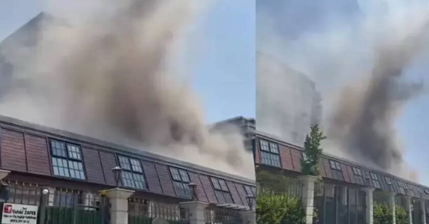 Zeytinburnu Fiyekhane restoranında ateş