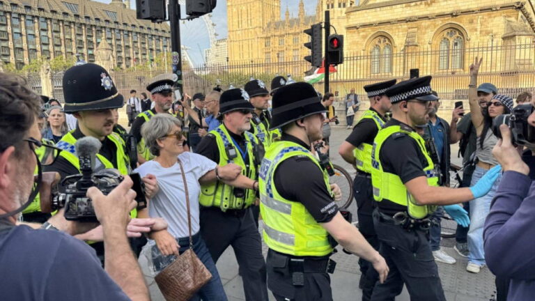 Londra'daki Filistin Eylemine Polis Müdahalesi: Yaklaşık 300 Kişi Tutuklandı – Haberler Dünya Haberleri